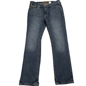 Cinch IAN Jeans Men's 38x32 Blue Denim Straight Leg Western Style Casual Pants